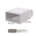Axyaa Closet Storage Bin with Lid - Desktop Organizer for Clothes, Underwear, Socks