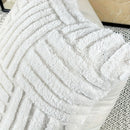 Axyaa Plush Cream White Throw Pillow Covers, Modern Farmhouse Couch Sofa Decor