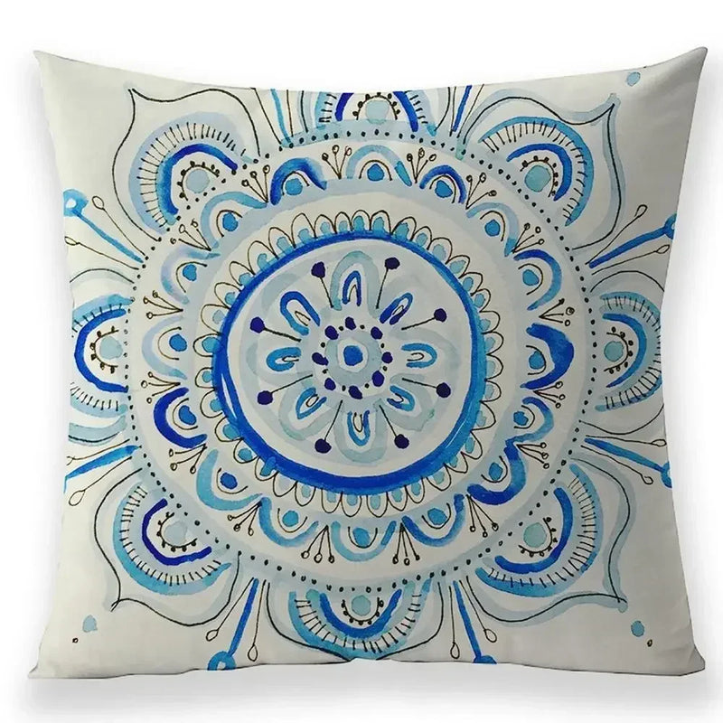 Axyaa Bohemian Mandala Pillow Case - 45*45 cm - Linen Pillowcases