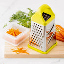 Axyaa 4-Sided Boxed Grater: Multi-Functional Rust-Proof Kitchen Gadget