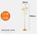 Axyaa Bird-themed LED Chandelier for Restaurant Living Room, Pendant Lamp, Floor & Desk Light
