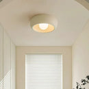 Axyaa Medieval Cream LED Ceiling Light: Simple Circular Stylish Lamp for Home Decor