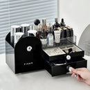 Axyaa Makeup Organizer Drawers Cosmetics & Jewelry Skincare Holder Display Case