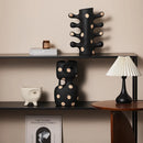 Axyaa Polka Dot Geometric Ceramic Vase Irregular Handmade Flowerpot Home Decoration