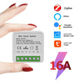 Axyaa ZigBee WiFi Smart Switch 2-Way Control 16A Smart Life Alexa Google Home