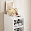 Axyaa Foldable Shoe Cabinet: 3-9 Tier Heavy-Duty Storage Box for Shoes & More