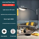 Axyaa Nordic LED Arc Corner Floor Lamp Remote Dimming Stand Light