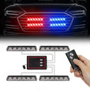 Axyaa Car LED Grid Strobe Light with Remote Control for Emergency Warning Beacons