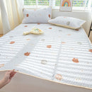 Axyaa Ice Silk Mat Cool Mattress Cover 3-Piece Set