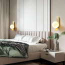 Axyaa White Glass Wall Lights Gold Metal G9 Bulb Luxury Indoor Bedroom Living Room