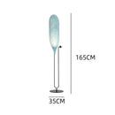 Axyaa Iron Floor Lamp with Vertical LED Light for Bedroom, Study, and Living Room