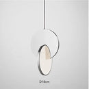 Axyaa Modern Gold Ring Pendant Light with LED Nordic Design