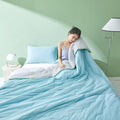Axyaa Silk Watermelon Antibacterial Summer Quilt - Double Air Conditioner Quilt