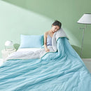 Axyaa Silk Watermelon Antibacterial Summer Quilt - Double Air Conditioner Quilt