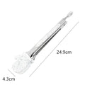Axyaa Christmas Style Silicone BBQ Tongs - Kitchen Cooking Essential