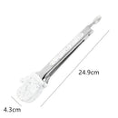 Axyaa Christmas Style Silicone BBQ Tongs - Kitchen Cooking Essential