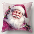 Cute Snowman Santa Claus Pillowcase by Axyaa - Home Decoration