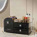Axyaa 2 in 1 Cosmetic & Jewelry Organizer Drawer Layers Makeup Storage Box