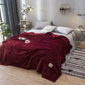 Axyaa Solid Yellow Flannel Blanket for Beds - Soft & Warm Throw Blanket