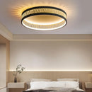Axyaa Modern LED Hollow Out Black Gold Ceiling Light for Home Decor
