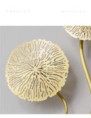 Axyaa Lotus Leaf Copper Wall Sconces for Elegant Home Lighting