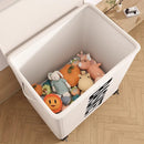 Axyaa Rolling Laundry Basket & Toy Storage Cart - Portable & Multifunctional