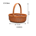 Axyaa Handwoven Bread Storage Basket: 9 Styles, Multi-functional Organizer & Fruit Tray