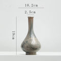Axyaa Marble Chinese Ceramic Vase Vintage Floral Arrangement Living Room Ornament