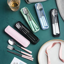 Axyaa Ceramic Handle Cutlery Set in Box