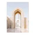 Sunrise Mosque Canvas Print by Axyaa - Islamic Wall Art Poster for Home Decor