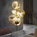 Axyaa Minimalist LED Floor Lamp with Remote Control Dimming for Living Room, Bedroom, Study