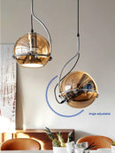 Axya Luxury Glass Pendant Light for Home Decor Bedroom Office Study