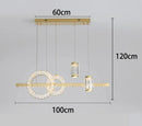 Axyaa Crystal Chandelier Indoor Ceiling LED Lighting for Living Room