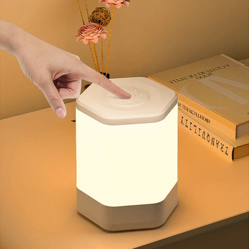 Axya USB LED Night Light with Human Touch Control for Bedroom Bedside Table