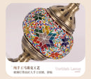 Axyaa Handmade Glass Mosaic Table Light for Home and Hospitality Settings