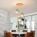 Axyaa Crystal Pendant Light for Kitchen Bedroom Living Room Chandelier