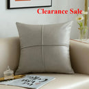 Axyaa Light Simulation Leather Thickened Throw Pillow