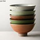 Axyaa Vintage Kiln Coarse Pottery Ramen Salad Dessert Bowl Set