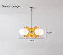 Axyaa Medieval Glass Chandelier - Suspension Pendant Lamp for Dining Table