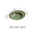Axyaa Ceramic Hat Plate Soup Salad Dessert Pasta Specialty Tableware