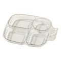 Axyaa Divided Dinner Plate - Stackable Portion Control Plate with 4 Compartments