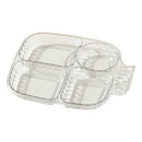 Axyaa Divided Dinner Plate - Stackable Portion Control Plate with 4 Compartments