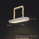 Axyaa Modern Crystal Ceiling Chandelier Dimmable Lighting Fixture