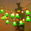 Axyaa Santa Claus Bell LED Curtain Lights for Christmas & New Year Party