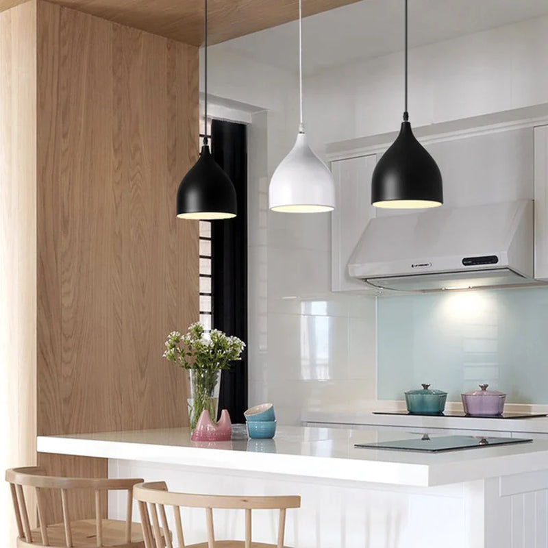 Nordic Colorful Pendant Lighting by Axya - Modern Ceiling Lamp for Living Room & Kitchen