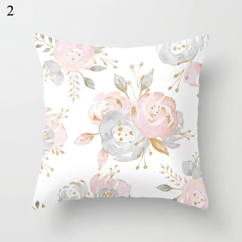 Axyaa Floral Pattern Pillowcase for Home Decor and Events