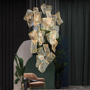 Axyaa Modern LED Pendant Chandeliers for Living Room Staircase Indoor Lighting