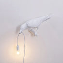 Axyaa Lucky Bird Bedside Lamp: Resin Animal Design, Modern Home Decor Fixture