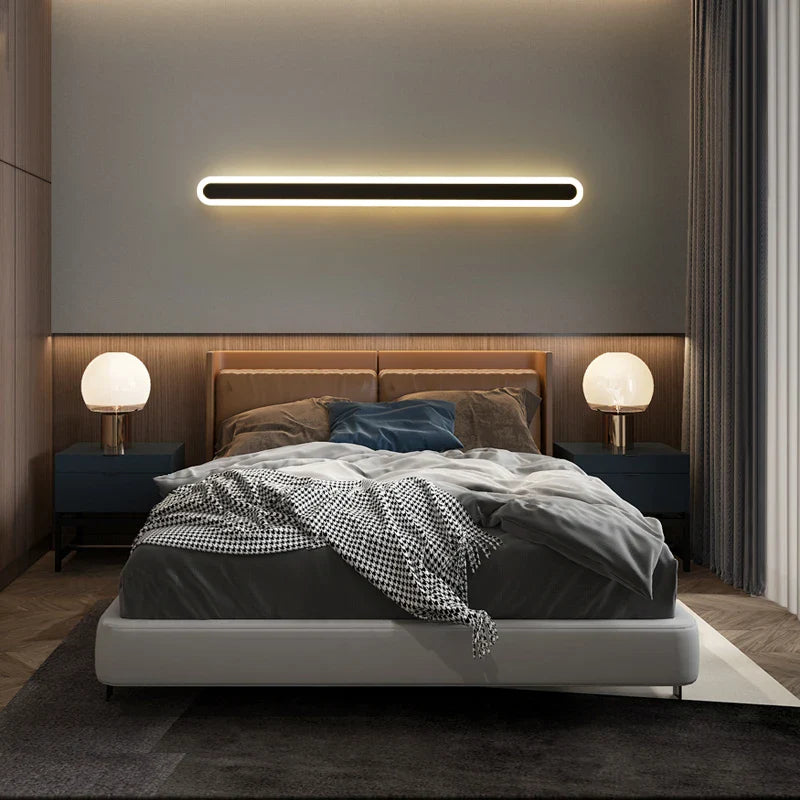 Axyaa Modern LED Strip Wall Lamp for Bedroom, Living Room, Porch & Sofa - Simple & Stylish