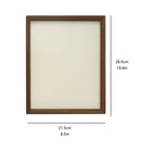 Axyaa Solid Wood Beech Ebony Photo Frame Table - Nordic Style Décor